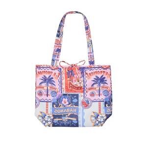 NEW OLA AZUL women's zoe havana tote bag in multicolor